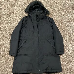 WOMENS THE NORTH FACE GOTHAM HYVENT ARCTIC PARKA DOWN HOOD BLK XL
